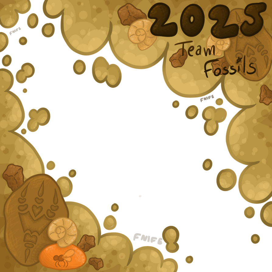 artfight 2025 fossils border by x7fnife7x on DeviantArt