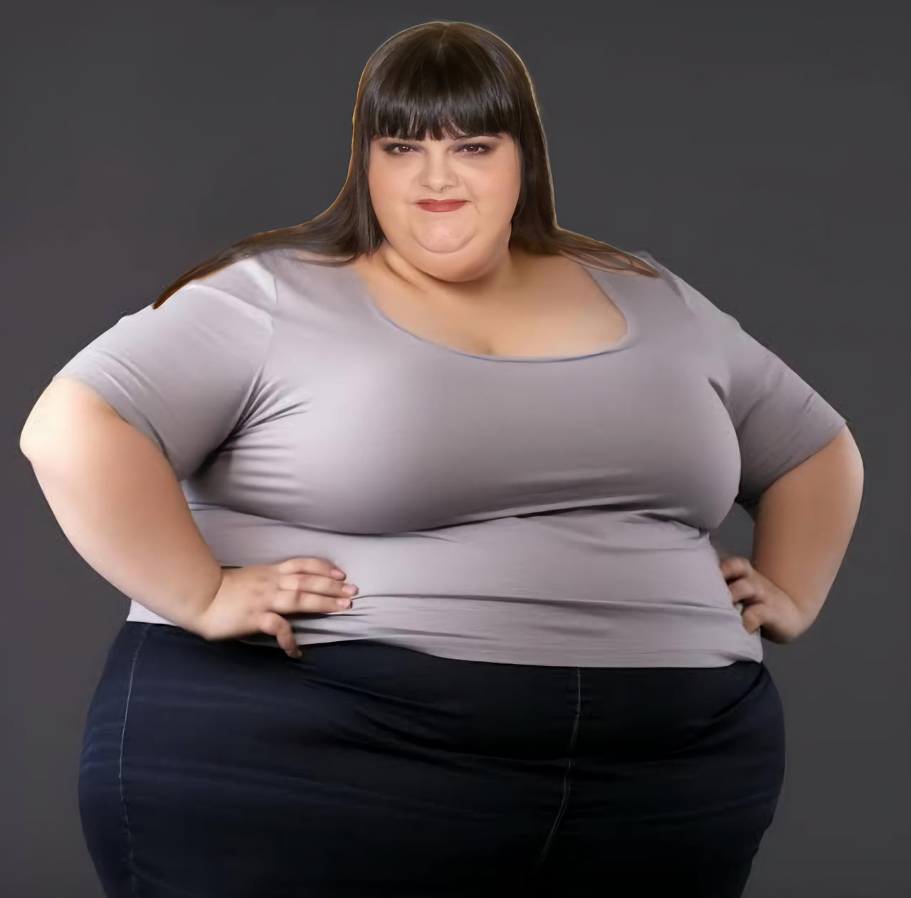 Overweight woman by estudante1 on DeviantArt