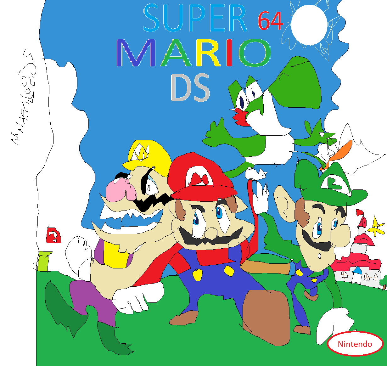 Super Mario 64 DS (USA version) by fazbear1980 on DeviantArt