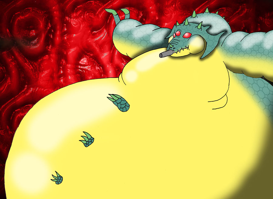 Kraid Inflated Kraid Inflation by ToferTheAkita on DeviantArt
