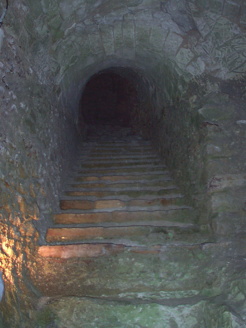 underground stairs