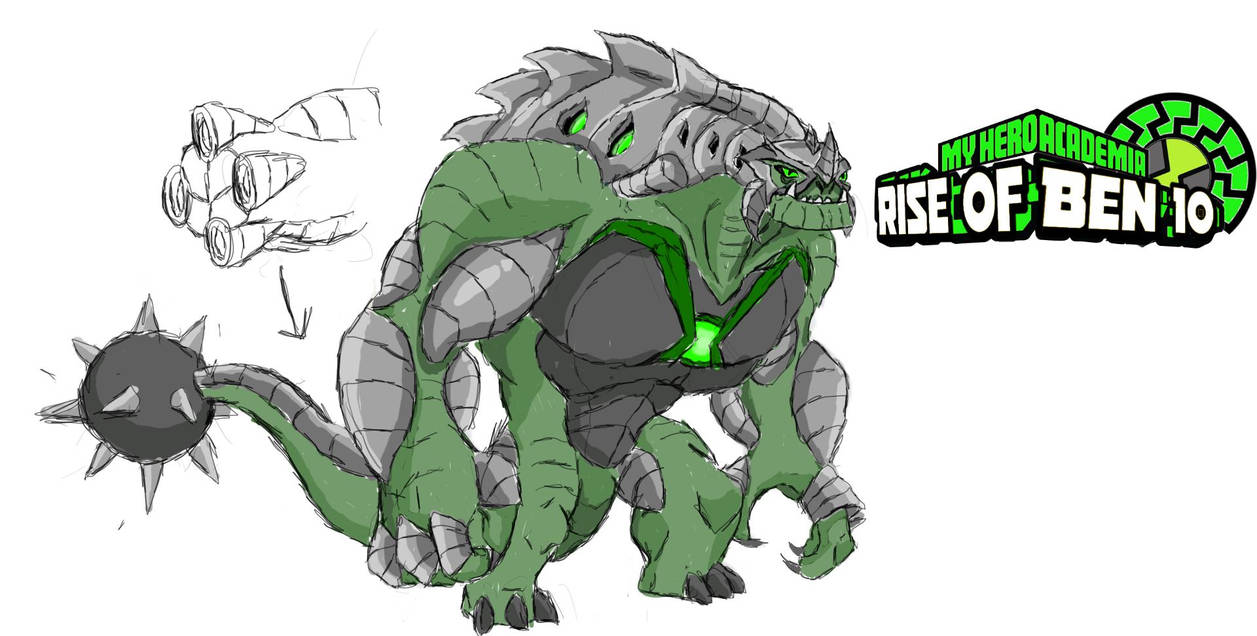 MHA Rise of Ben 10: Ultimate Humungousaur by MisakaLovesYou on DeviantArt