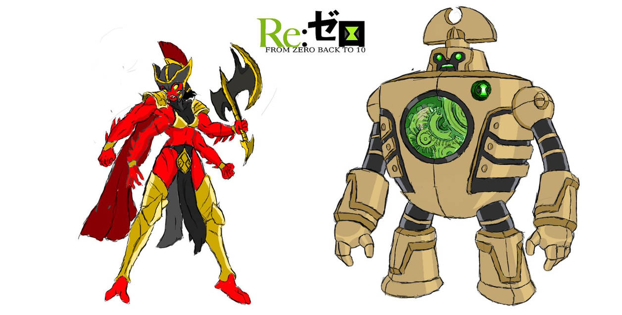 Looma and Clockwork Redesign (Re:Zero) by MisakaLovesYou on DeviantArt