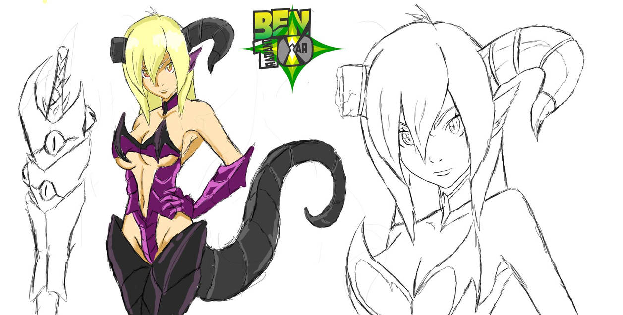 Ben 10 Female Alien concepts 1. by MisakaLovesYou on DeviantArt