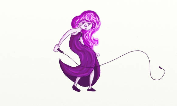 Purple Whip Lady