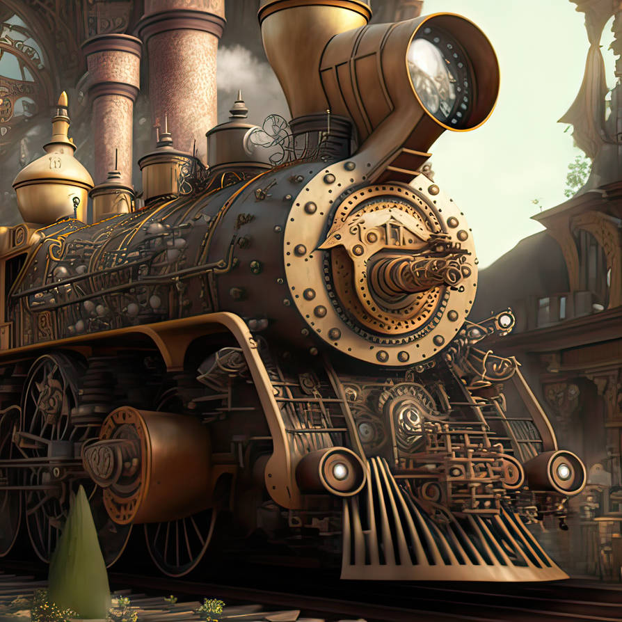 Steampunk Steam Engine by kbrake on DeviantArt