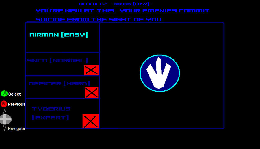 Difficulty menu Easy by Marksman104 on DeviantArt
