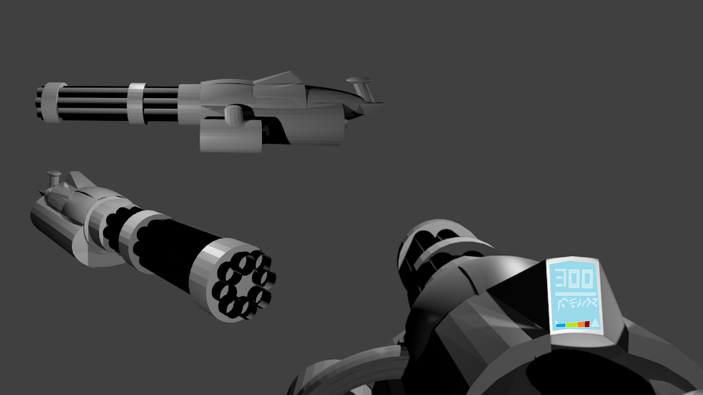MZ120A1 Plasma Minigun 3D Render by Marksman104 on DeviantArt
