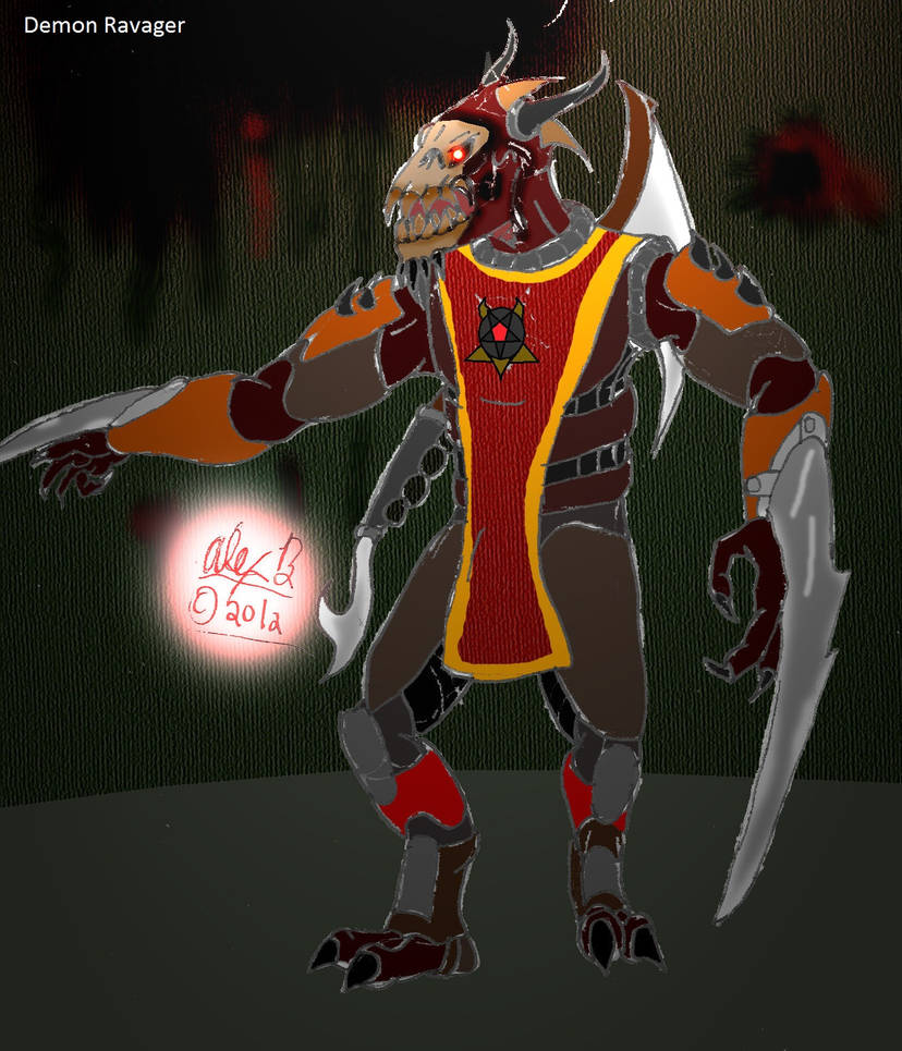 Dark Rune Ravager Dark Army Assault -Demon Ravager class- by Marksman104 on DeviantArt