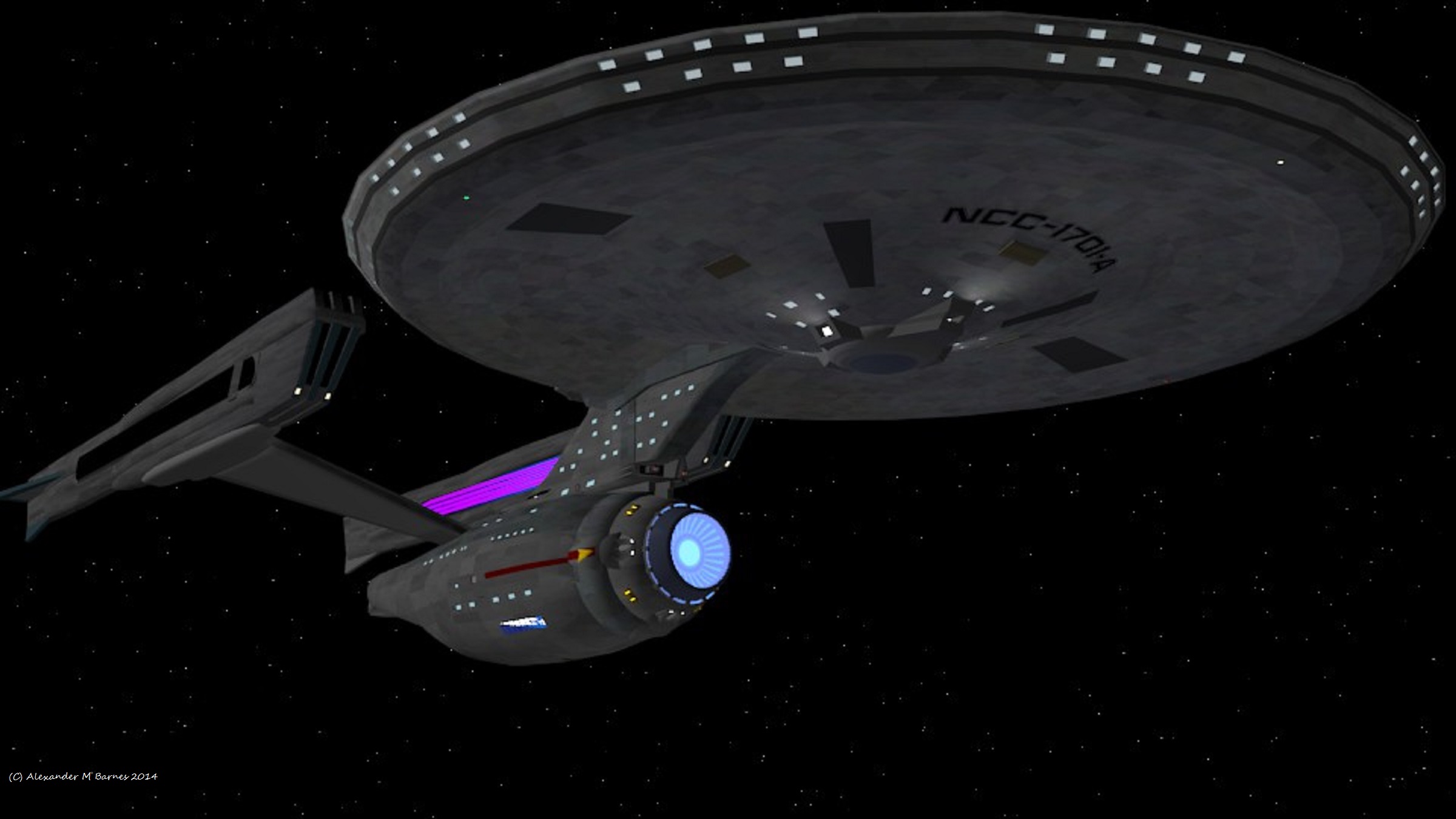 USS Enterprise NCC-1701-A Version 3