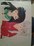 InuYasha and Kagome by kagomeh202