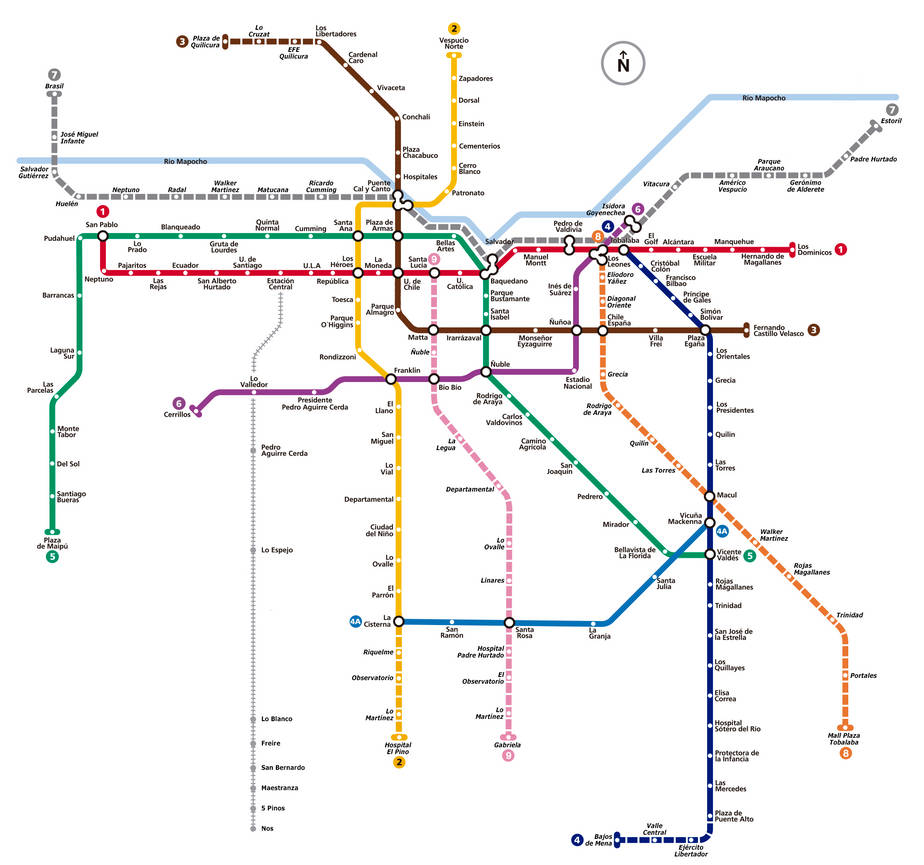 Futuro Mapa del Metro de Santiago by ClementeXD783 on DeviantArt