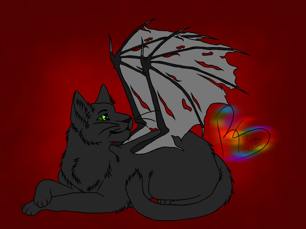 Deviantart Bat Winged A bat winged black cat by RavensSketches on DeviantArt
