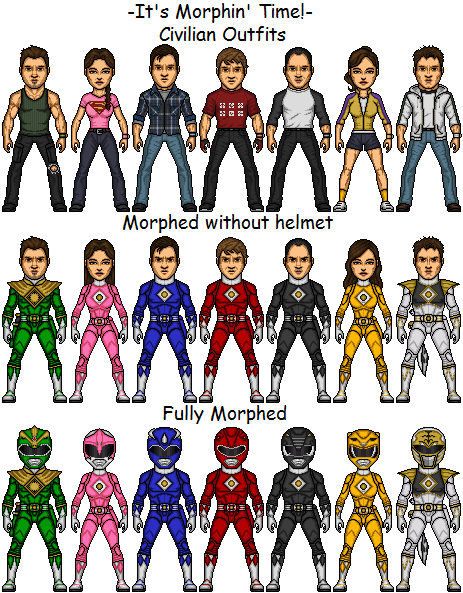 Mighty Morphin' Power Rangers of Deviantart.com by SpiderTrekfan616 on ...