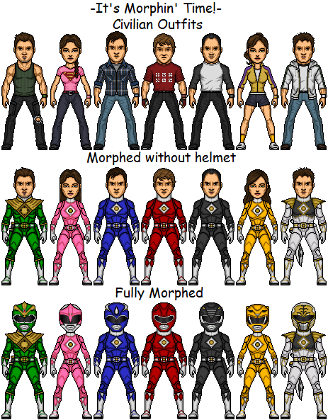 Mighty Morphin' Power Rangers of Deviantart.com