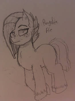 Rhyolite Pie (pony Oc)