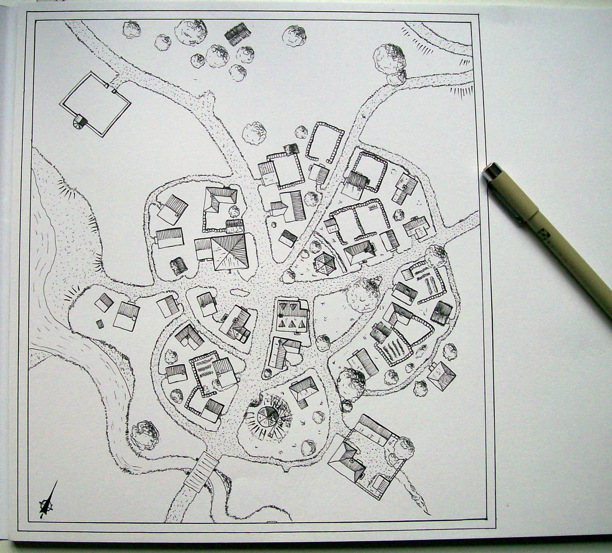 Small village map