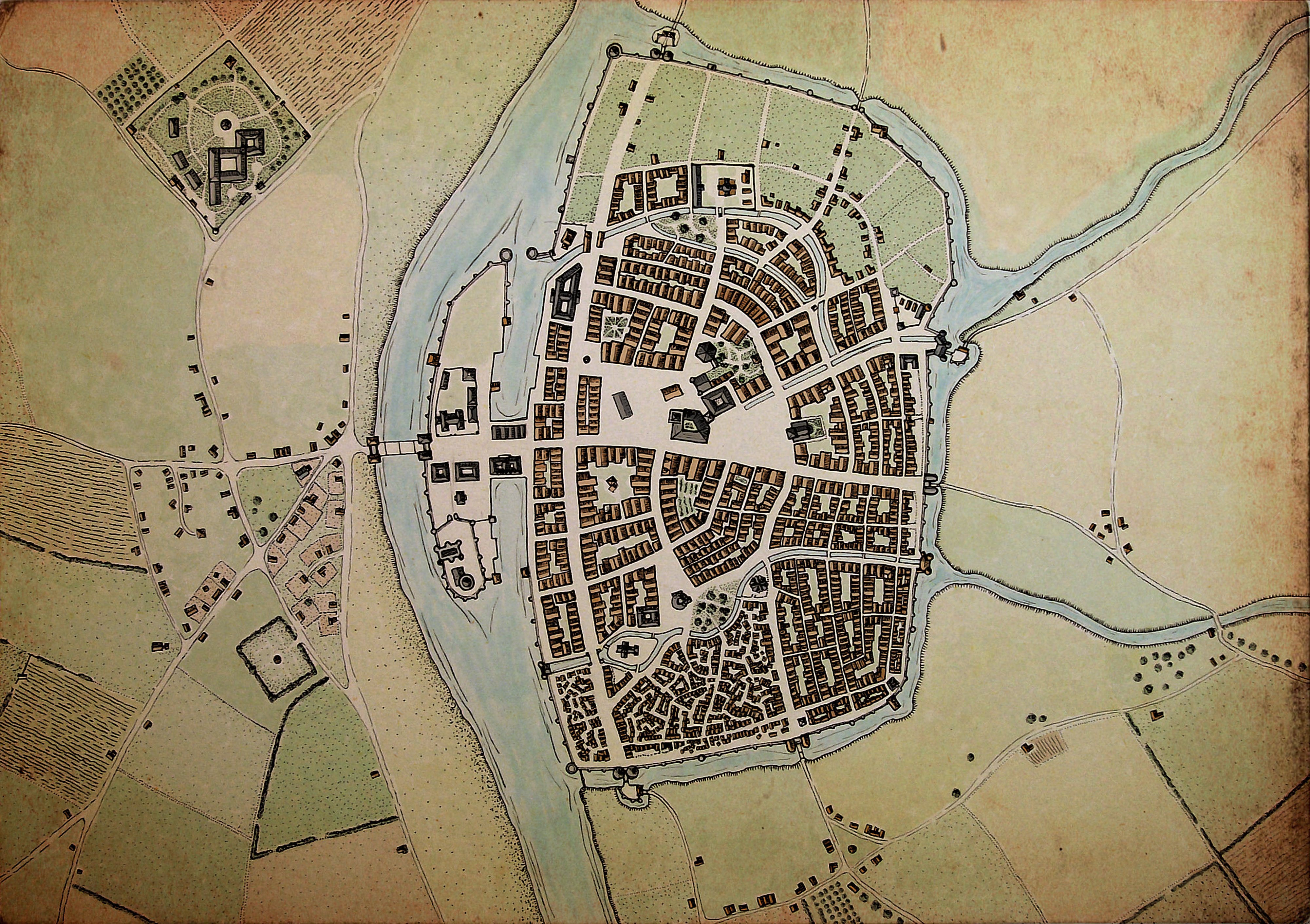 City of Maisandras - coloured