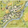 Val Modrum village map