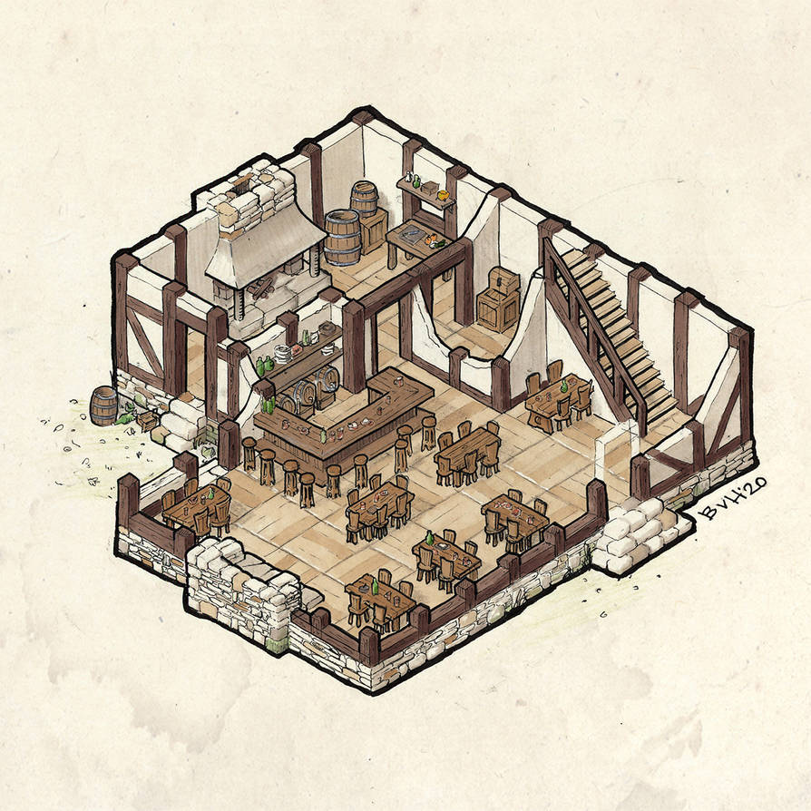 Isometric Inn #2 by Brian-van-Hunsel on DeviantArt
