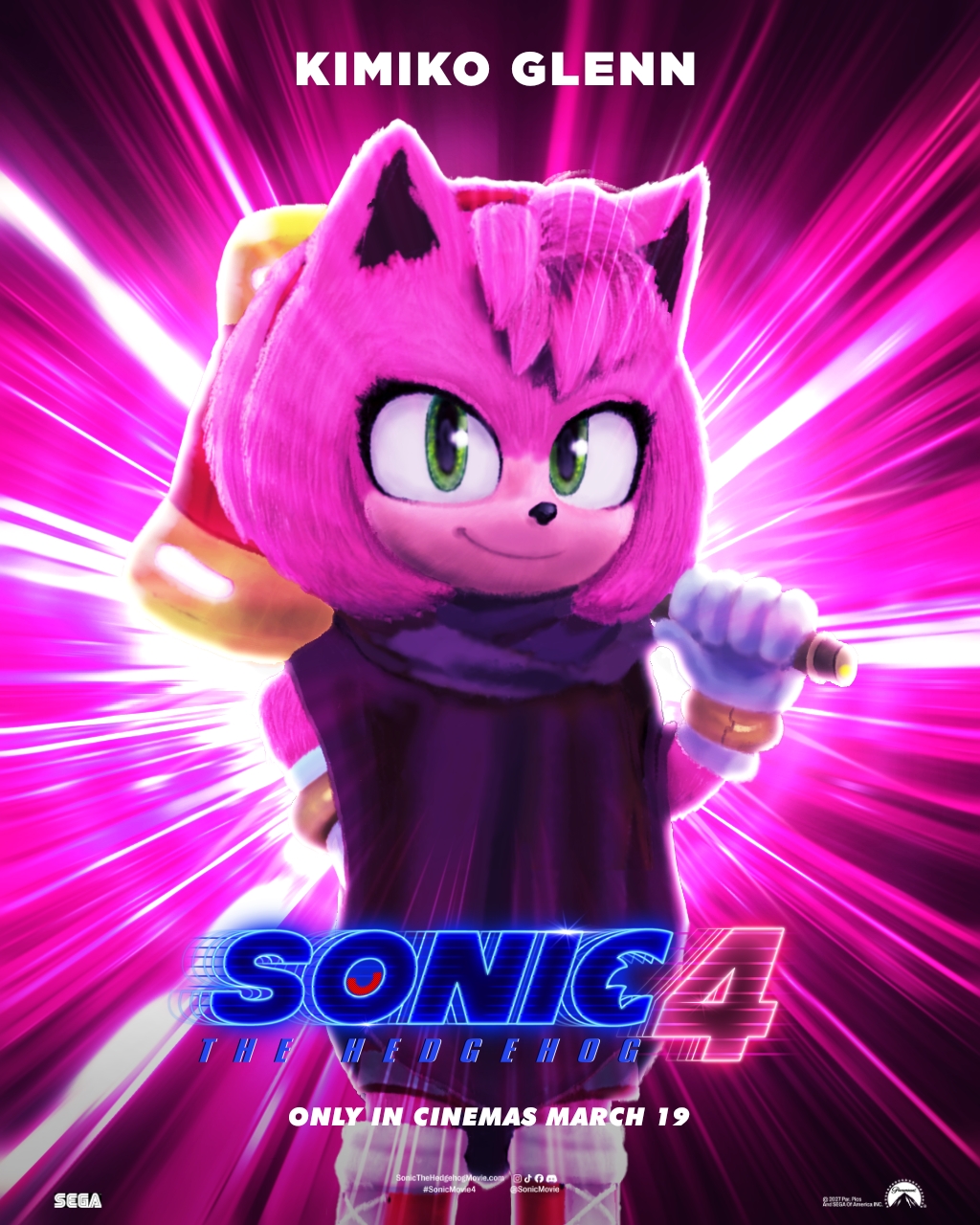 Sonic Movie 4 Amy Character Poster By PeteramaDA On DeviantArt sonic-movie-4-amy-character-poster-by-peteramada-on-deviantart