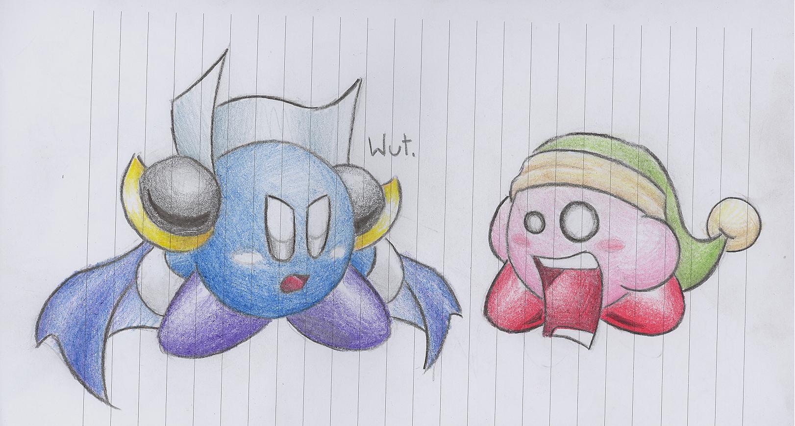 meta knight (kirby and 1 more) drawn by enoki_3106