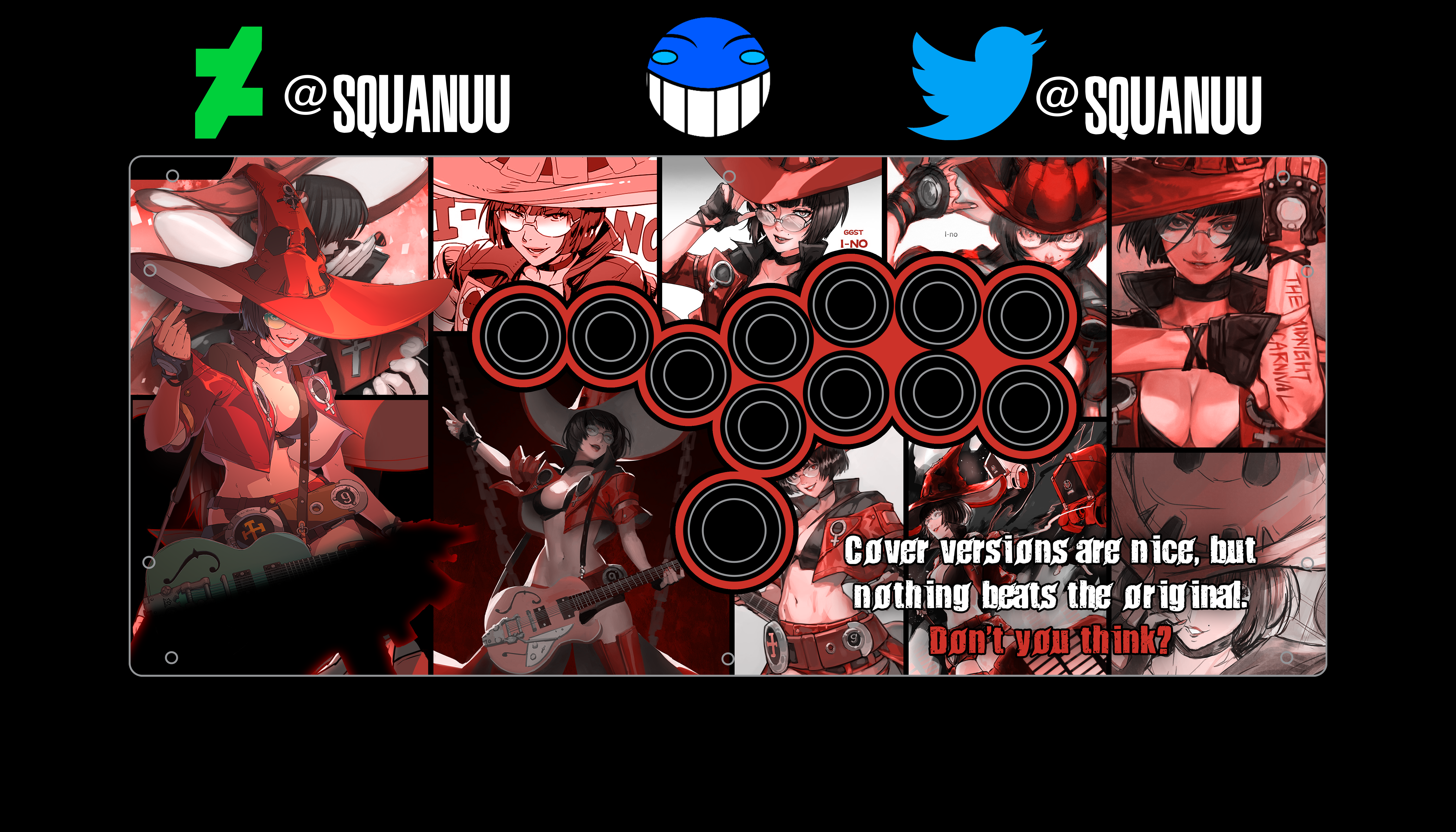 Arcade Stick Art – I-No by squanuu on DeviantArt