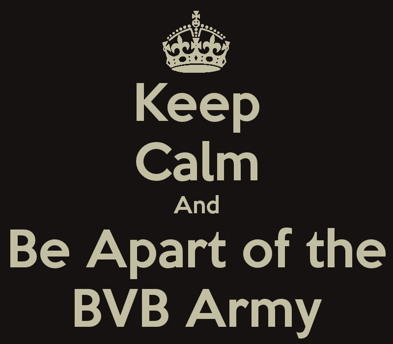 Keep Calm and Be Apart of the BVB Army