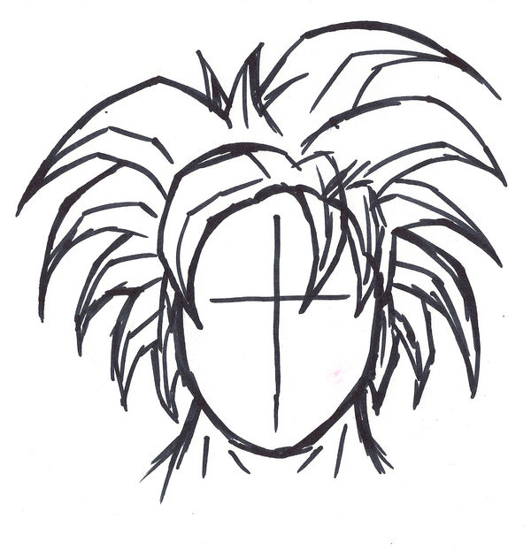 Dragon Ball Hair by JamesM1 on DeviantArt