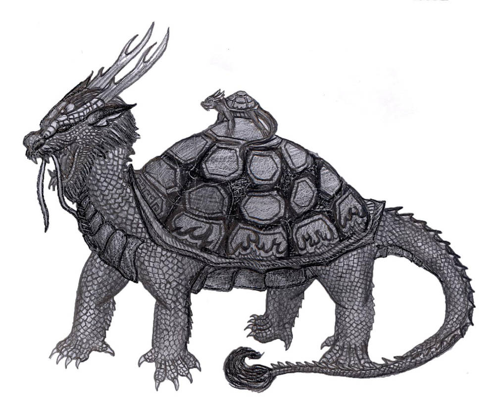 Chinese Turtle Dragon by Bysthedragon on DeviantArt