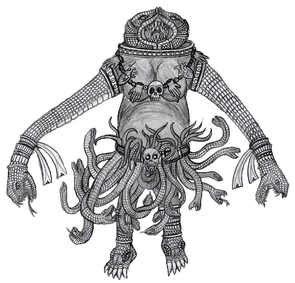 Coatlicue by Bysthedragon on DeviantArt