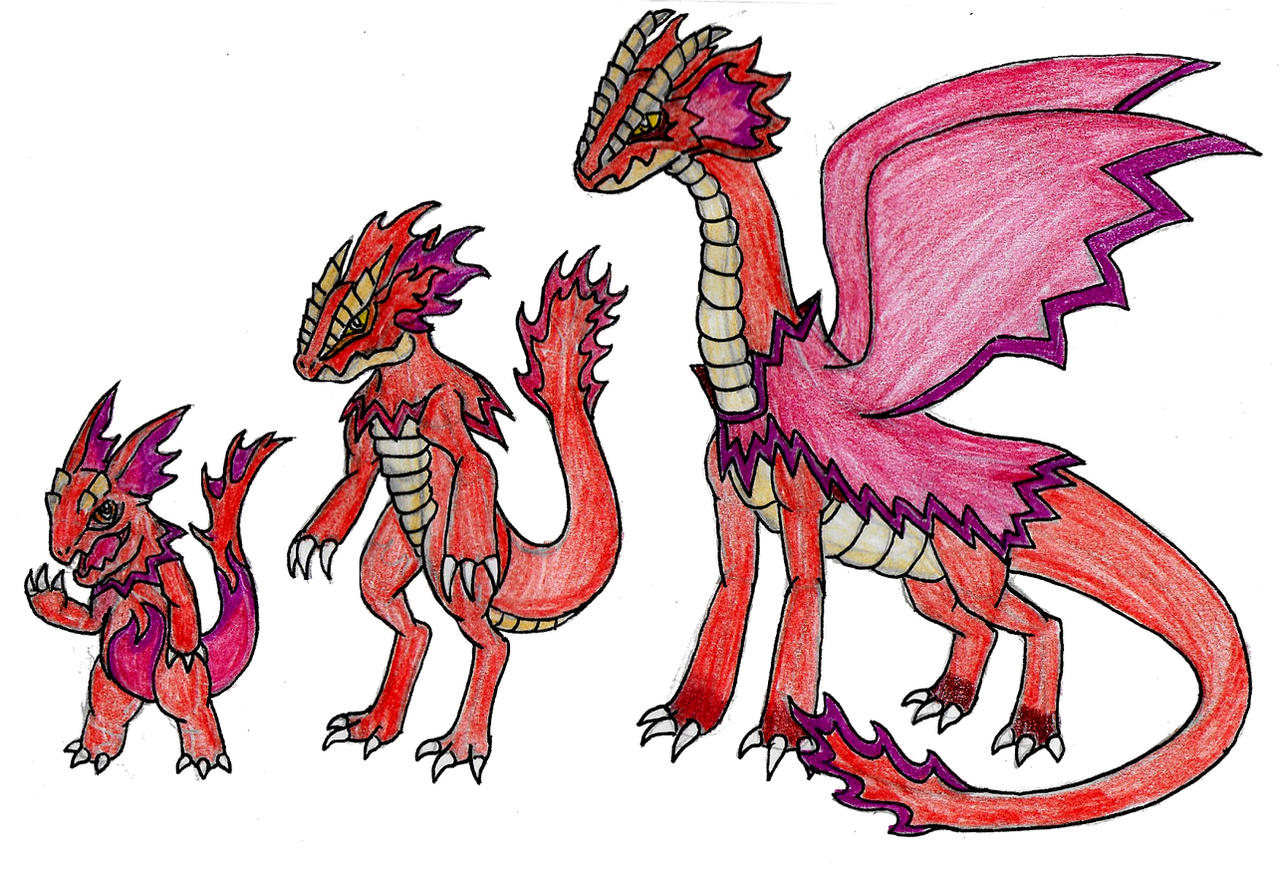 Red Dragon Pokemon by Bysthedragon on DeviantArt
