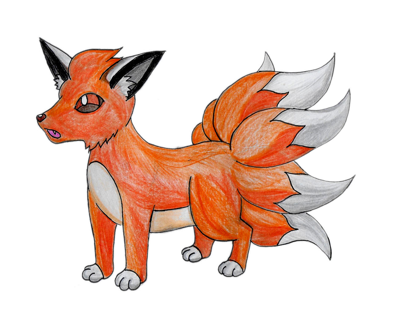 Normal Vulpix by Bysthedragon on DeviantArt