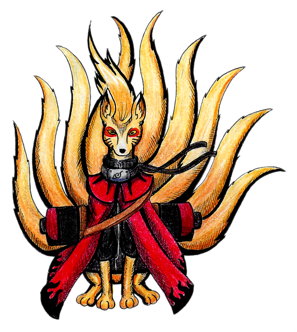 Naruto Uzumaki Nine Tailed Fox Chibi