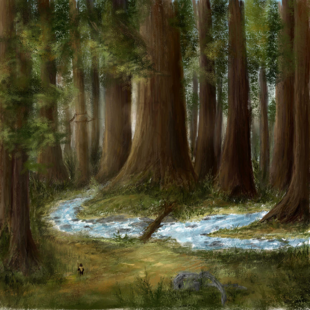 Endor Tree Line Endor : Star Wars Battlefront by TheArtofKip on DeviantArt