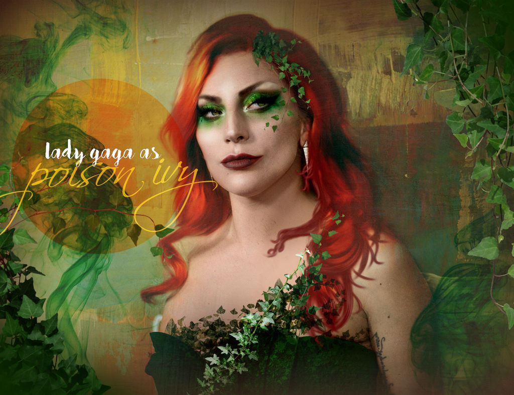 Lady Gaga as Poison Ivy (concept #2)