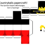 Reichtangle Paper Raft Germany Countryballs Papercraft by dogeydogger on DeviantArt
