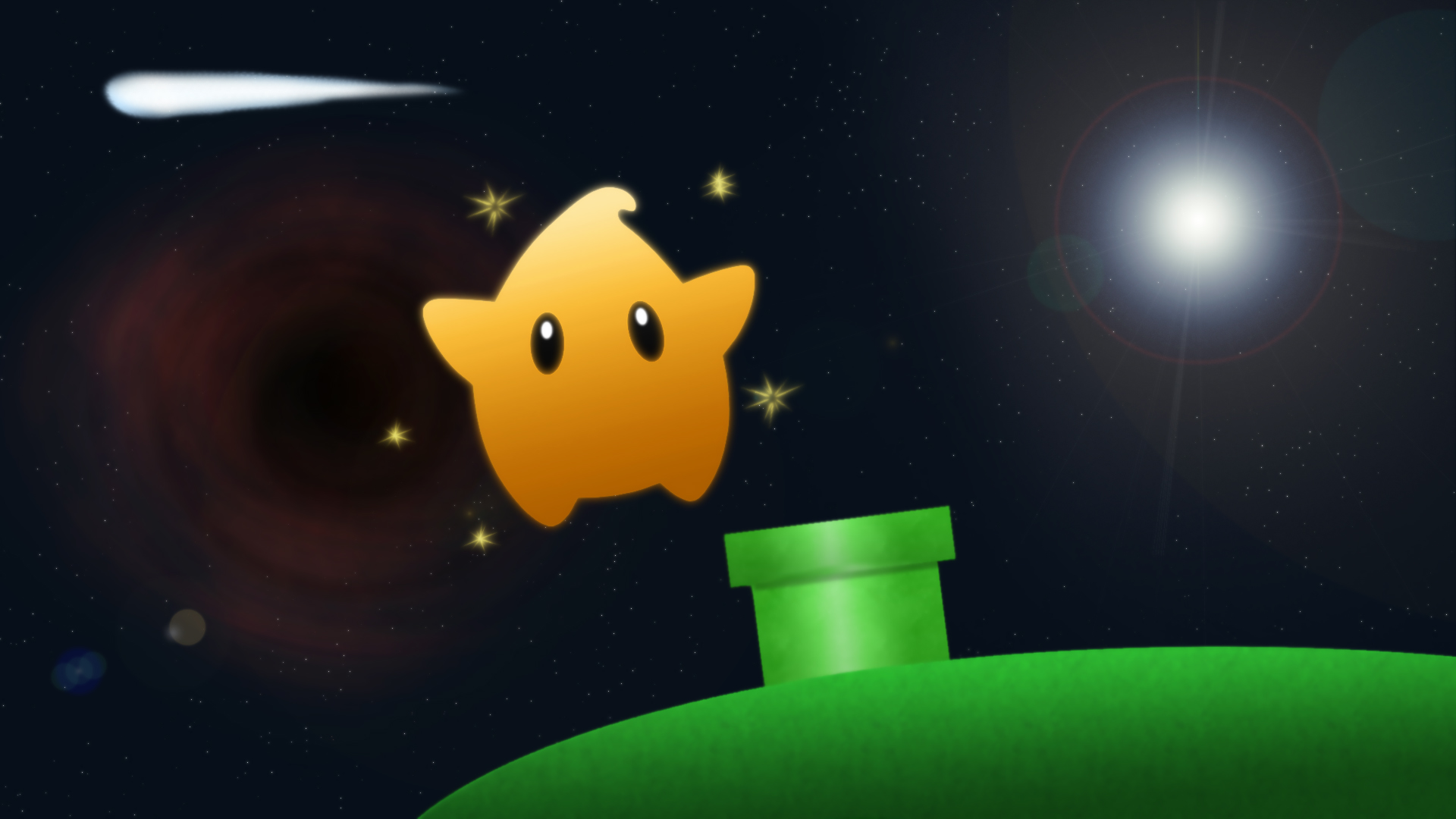 Mario Galaxy wallpaper