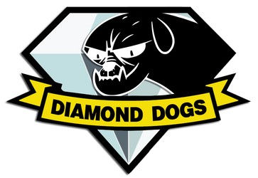 Diamond Dogs badge (My Little Pony x Metal Gear)