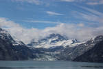 glacier bay stock alaska mountain and ocean