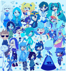 wow blue characters X333