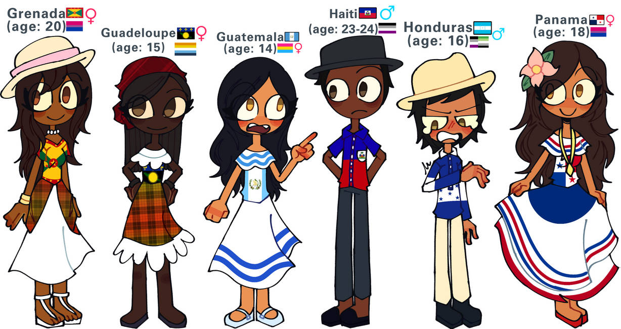 Humanized North American Countries Part 4 by ElectricMorningstar on ...