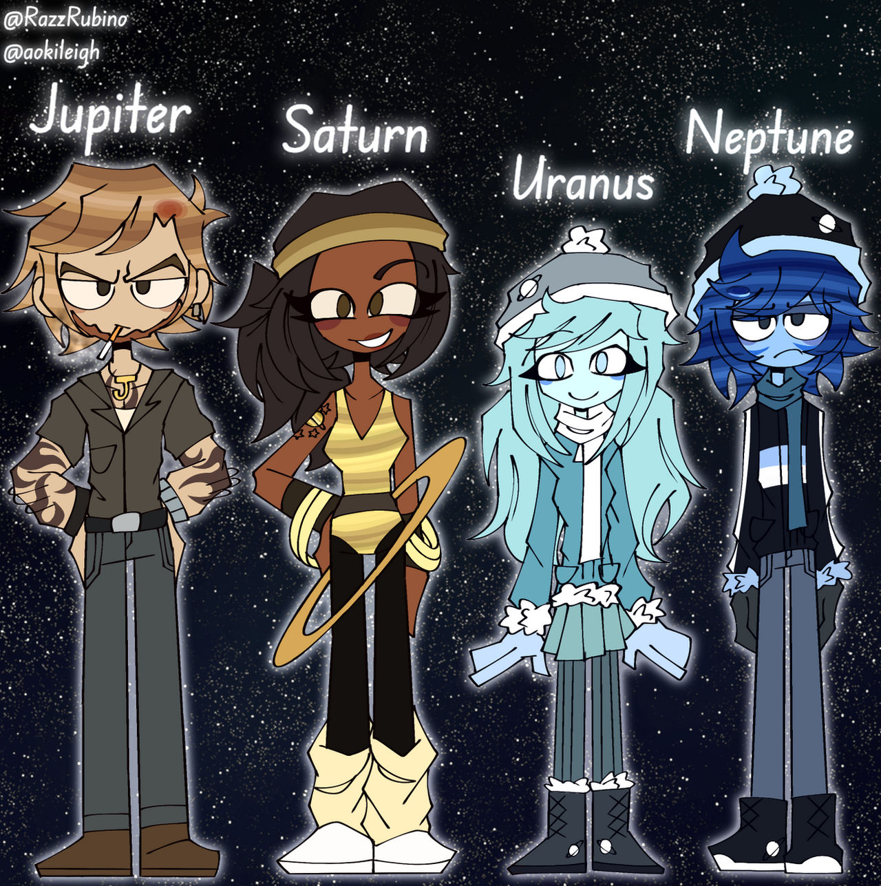 Gas Version Deviantart The Gas Giants || REDESIGNED || SATGSOTU by RazzRubino on DeviantArt