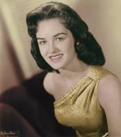 Lorrie Collins of  'The Collins Kids' - Colorized