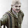 Clark Gable during WWII - Colorized