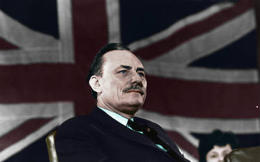 Enoch Powell circa 1968-1970s - Colorized