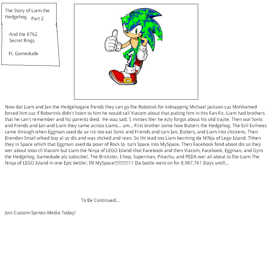 The Story of Liam the Hedgehog - Part 2