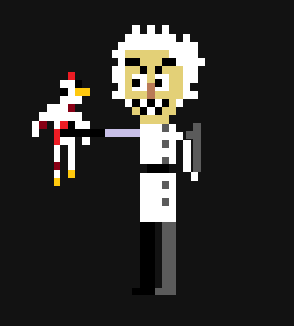 8-bit Chicken and Mad Scientist 1