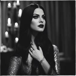 Selena Gomez as Morticia Addams 2
