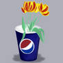Tulips in a Pepsi Cup